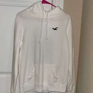 White Hollister hoodie